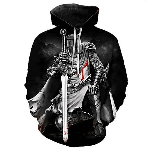 

Inspired by The Last Templar Knights Templar Cosplay Costume Hoodie Terylene Graphic Printing Hoodie For Women's / Men's