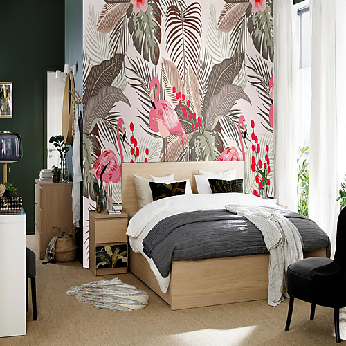 

Floral Art Deco Landscape Home Decoration Classic Modern Wall Covering, Canvas Material Adhesive required Wallpaper Mural Wall Cloth, Room Wallcovering