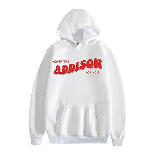 

Inspired by Cosplay Addison Rae Hoodie Polyester / Cotton Blend Graphic Prints Printing Hoodie For Men's / Women's