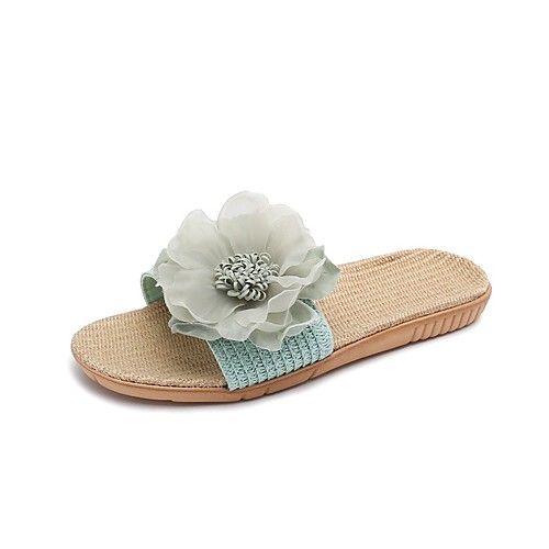 

Women's Slippers House Slippers Casual Linen Shoes