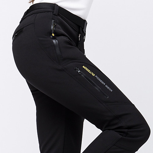 

Women's Hiking Pants Trousers Softshell Pants Ski / Snow Pants Winter Outdoor Thermal Warm Quick Dry Cotton Warm Pants Cargo Pants Bottoms Black Purple Army Green Camping / Hiking Fishing Casual M L