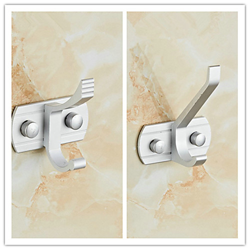 

Robe Hook New Design Modern Aluminum 1pc - Hotel bath Wall Mounted