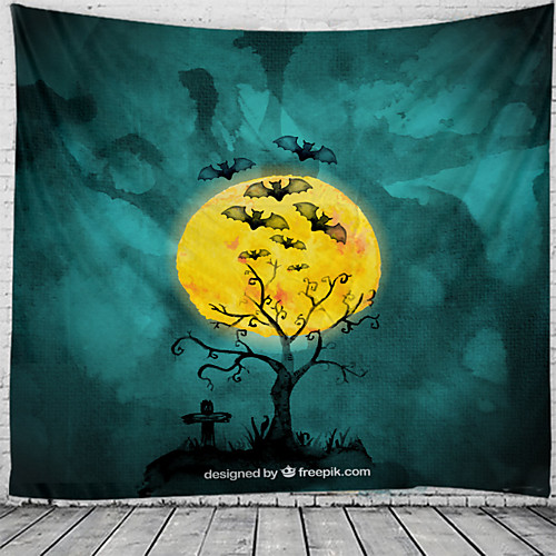 

Classic Theme / Halloween Wall Decor 100% Polyester Classic / Psychedelic Wall Art, 150100 cm Decoration