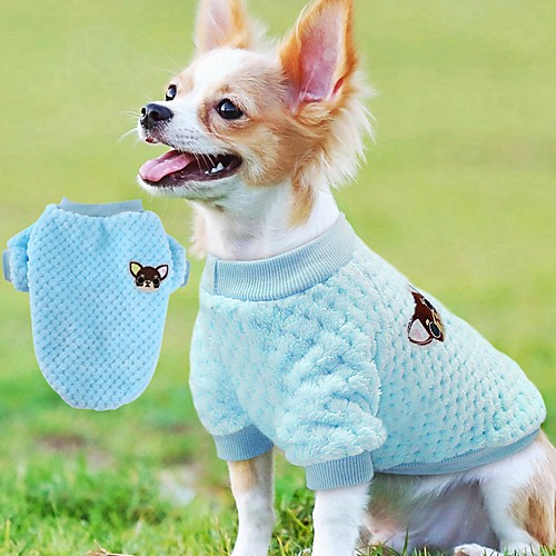 

Cat Dog Sweater Sweatshirt Puppy Clothes Flower Casual / Daily Winter Dog Clothes Puppy Clothes Dog Outfits Purple Blushing Pink Blue Costume for Girl and Boy Dog Polar Fleece S M L XL XXL