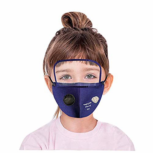 

children's outdoor anti-dust face cover, pm 2.5 windproof cycling face cover washable face cover for outdoor, sports (u, 1pcs)