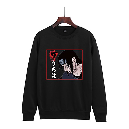 

Inspired by Naruto Uchiha Itachi Hoodie Polyester / Cotton Blend Graphic Prints Printing Hoodie For Women's / Men's