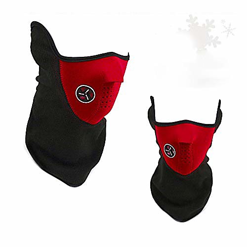 

motorcycle half face mask cover fleece unisex ski snow moto cycling warm winter neck guard scarf warm protecting mask 1 pcs