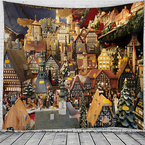 

Christmas / Classic Theme Wall Decor 100% Polyester Classic / Fantasy Wall Art, 150100 cm Decoration