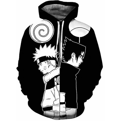 

Inspired by Naruto Uzumaki Naruto Cosplay Costume Hoodie Plush Fabric 3D Printing Hoodie For Women's / Men's