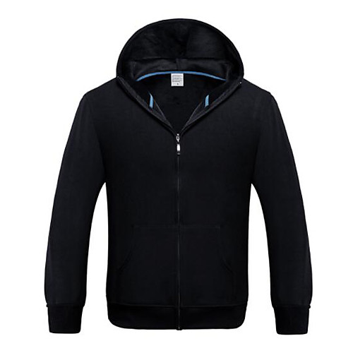 

Men's Solid Color Formal Vacation Hoodies Sweatshirts Black Red Blue / Fall / Winter