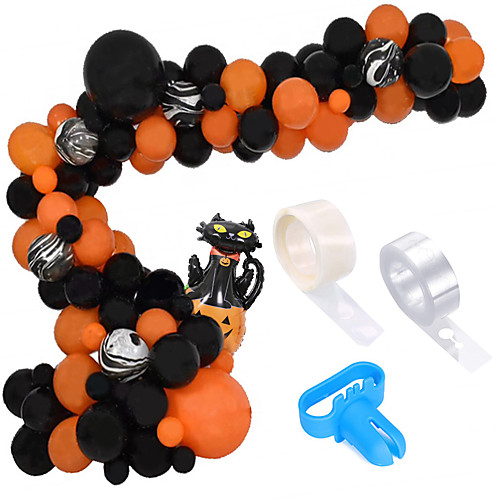 

Party Balloons 78 pcs Halloween Party Supplies Latex Balloons Hanging Swirl Boys and Girls Party Decoration 12 Inch for Party Favors Supplies or Home Decoration