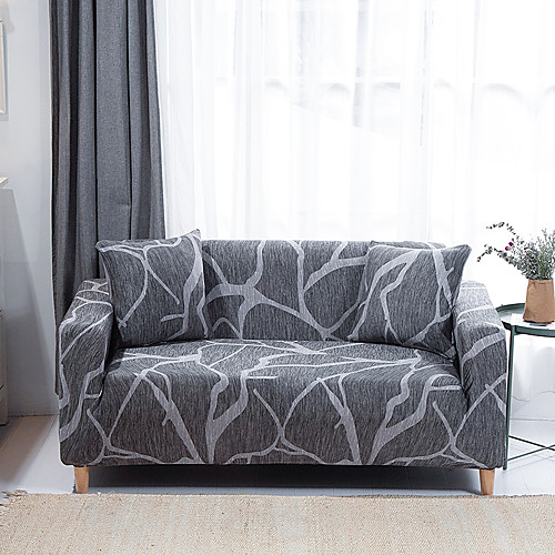 

1-Piece Sofa Cover Couch Cover Furniture Protector Soft Stretch Sofa Slipcover Spandex Jacquard Fabric Super Fit for 1~4 Cushion Couch and L Shape Sofa,Easy to Install