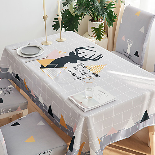 

Thick Waterproof Tablecloth Square Tablecloth Decorative Kitchen Rectangular Tablecloth 1 pc