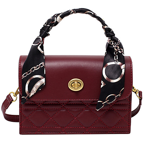 

Women's Bags Top Handle Bag Daily Date 2021 Handbags Wine White Black