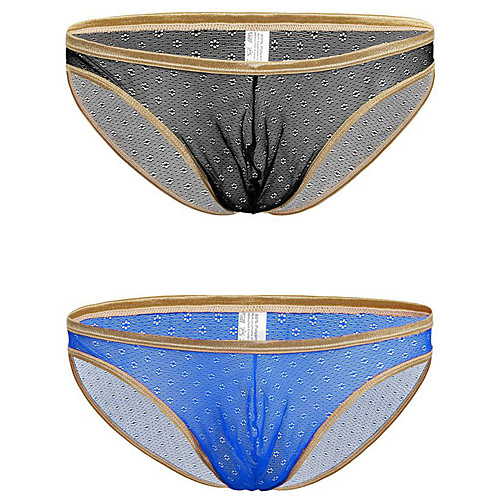 

Men's 2 Piece Basic Briefs Underwear - Normal Low Waist Multi color M L XL