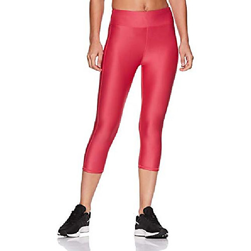 

women's tights highwaist capri shorts yoga workout gym running medium raspberry