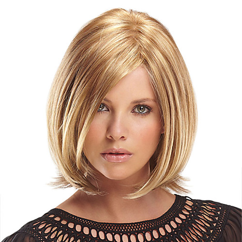 

Synthetic Wig Curly Asymmetrical Wig Blonde Short Brown Blonde Synthetic Hair Women's Fashionable Design Exquisite Comfy Blonde Brown