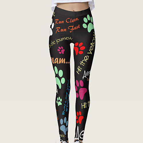 

Women's High Waist Yoga Pants Tights Leggings Tummy Control Butt Lift Breathable Black Spandex Yoga Fitness Gym Workout Winter Sports Activewear Stretchy
