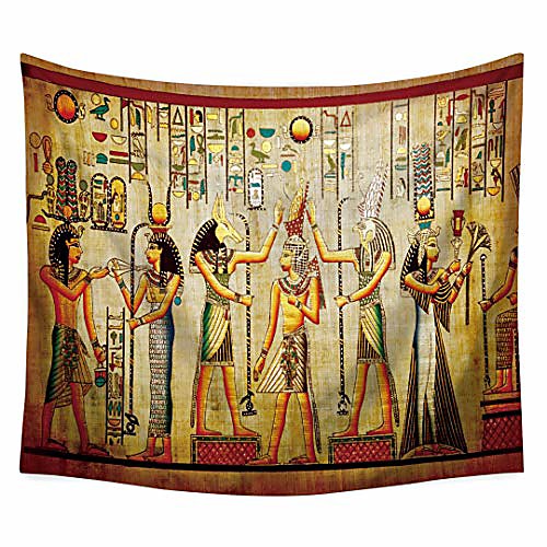 

egyptian tapestry wall hanging egyptian ancient religion historical tapestry backdrop cloth egypt egyptian character for home dorm living room decor. multi 78x59inc