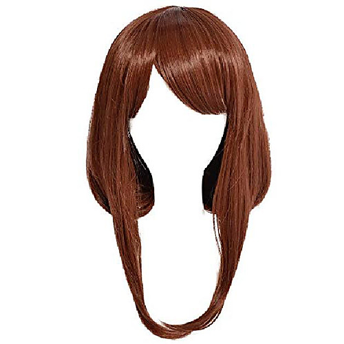 

women's ochako uraraka maroon cosplay wig (maroon)