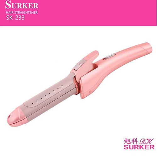 

Surker Hair Straightener Hair Curler Sk-233 2 In 1 Hair Styler Foldable Mini Size Ceramic Coating Ion Hair Straight Hair Curl