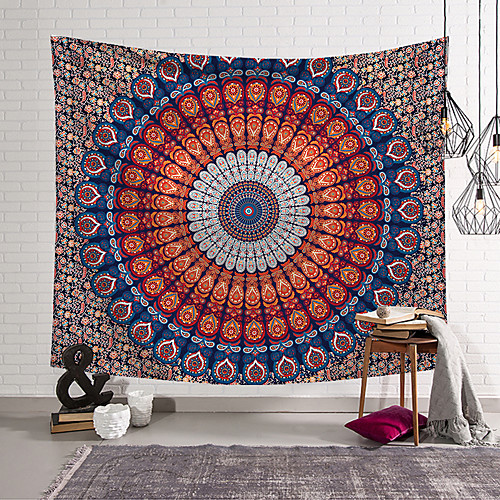 

Wall Tapestry Art Decor Blanket Curtain Picnic Tablecloth Hanging Home Bedroom Living Room Dorm Decoration Mandala Bohemian Ethnic Indian Hippie Peacock Psychedelic