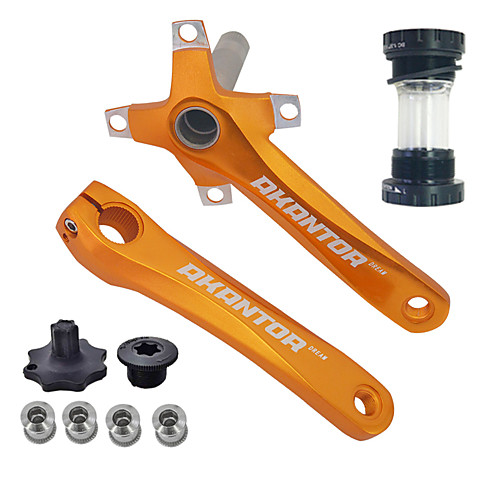 

Crank For Road Bike / Mountain Bike MTB Aluminum Alloy High Strength Cycling Bicycle Black Purple Red