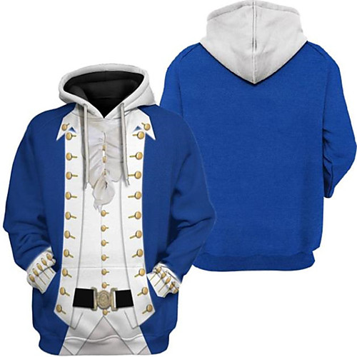 

Inspired by Historical Figure Alexander Hamilton Cosplay Costume Hoodie Terylene Graphic Printing Hoodie For Women's / Men's