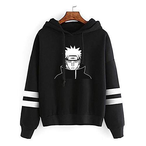 

Inspired by Naruto Cosplay Akatsuki Pain Hoodie Polyester / Cotton Blend Print Printing Hoodie For Women's / Men's