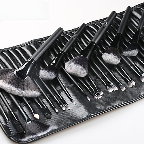

32 Black Log Makeup Brushes Beginner Makeup Brush Set Makeup Brush Set