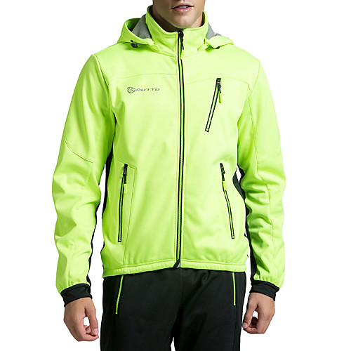 

Men's Winter Thermal Cycling Jacket Reflective Water Resistant Windbreaker