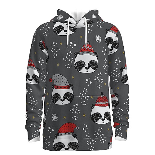 

Men's Pullover Hoodie Sweatshirt Print Graphic 3D Christmas Daily 3D Print 3D Print Christmas Hoodies Sweatshirts Dark Gray