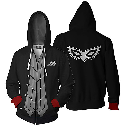 

Inspired by Persona Series Ren Amamiya / Akira Kurusu Cosplay Costume Hoodie Terylene Graphic Printing Hoodie For Women's / Men's