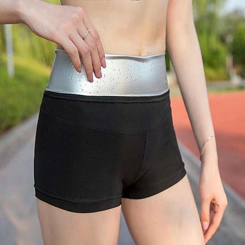 

Slimming Shorts Sports Chinlon Nylon Neoprene Yoga Gym Workout Pilates Stretchy Weight Loss Tummy Fat Burner Hot Sweat For Women / Adults'