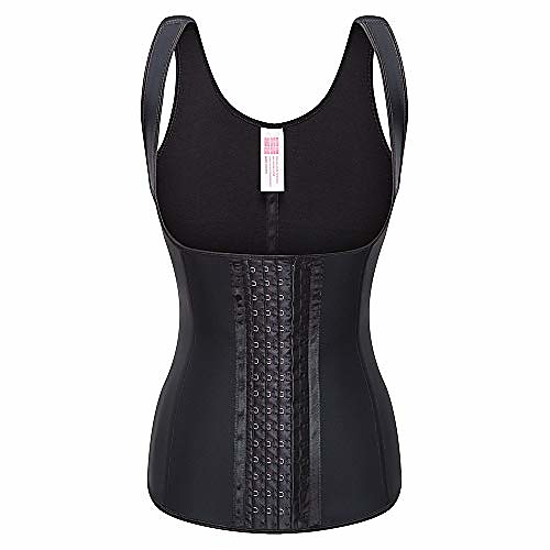 

women's waist trainer corsets latex waist cincher body shaper sports girdle weight loss