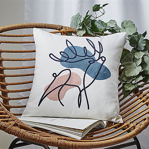 

Pillow Case Cover Simple Northern Europe Style Home Office Abstract Painting Pillow Case Cover Living Room Bedroom Sofa Cushion Cover