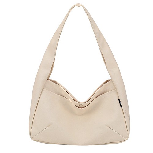

Women's Bags Canvas Top Handle Bag Zipper Outdoor Handbags White Black Yellow