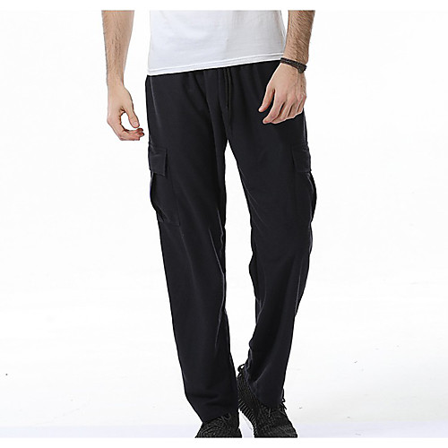 

men's heavyweight fleece cargo sweatpants, grey, 4x-large
