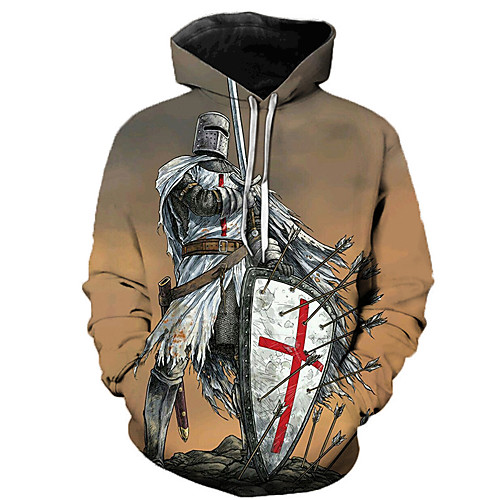 

Inspired by The Last Templar Knights Templar Cosplay Costume Hoodie Terylene Graphic Printing Hoodie For Women's / Men's