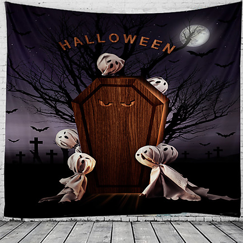 

Classic Theme / Halloween Wall Decor 100% Polyester Classic / Psychedelic Wall Art, 150100 cm Decoration