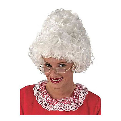 

women's santa wig rvb, multi, one size