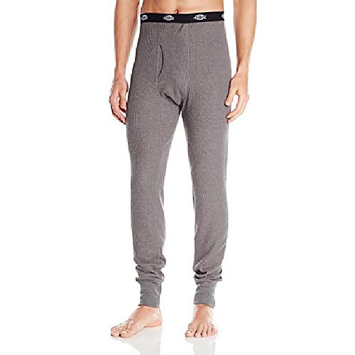 

men's big thermal waffle knit pant, charcoal, 2x-large/tall