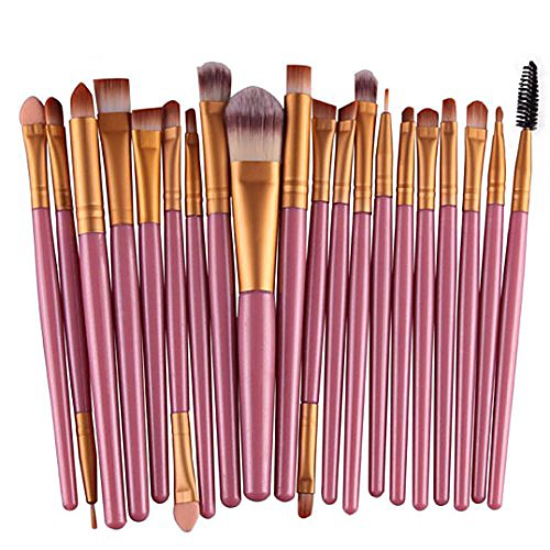 

5pcs/15pcs/20pcs Makeup Brush Set Tools Make-up Toiletry Kit Wool Make Up Brush Set