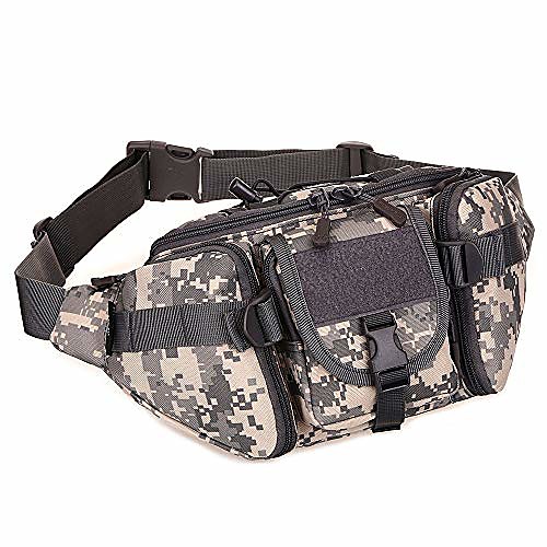 

tactical waist pack, army military fanny pack, outdoor hiking hunting fishing running camping travel hip belt bag jd