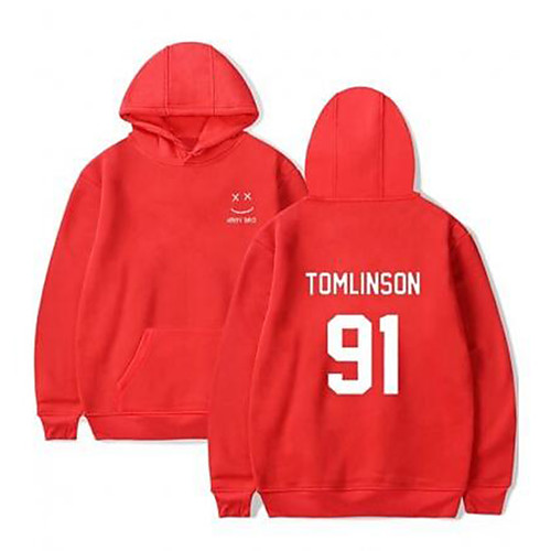 

Inspired by Louis Tomlinson 91 Cosplay Hoodie Polyester / Cotton Blend Graphic Prints Printing Hoodie For Women's / Men's
