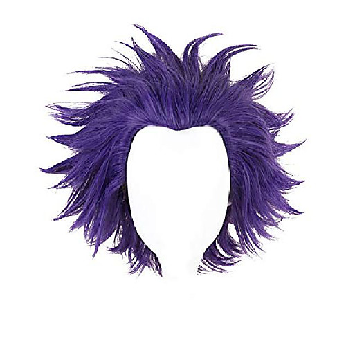 

my hero academia anime shinso hitoshi cosplay wig purple (purple)