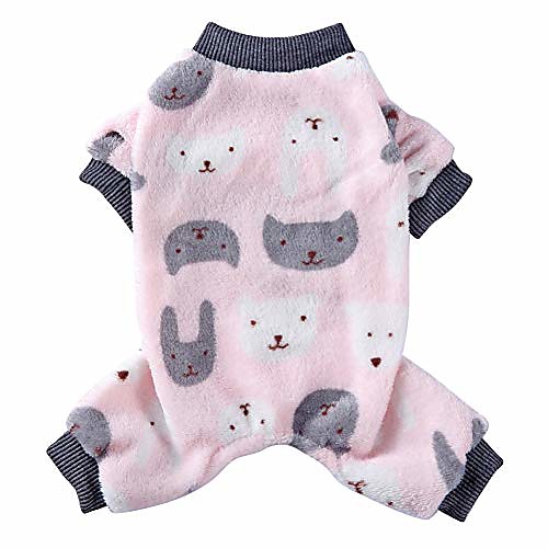 

fleece dog pajamas for small medium dogs girl boy dog onesie dog shirts winter warm dog sweater pet puppy clothes dog christmas pajamas for yorkie chihuahua