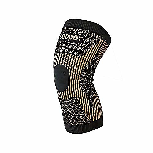 

copper knee brace -copper knee sleeve compression for sports,workout,arthritis pain relief and support-single (xl)