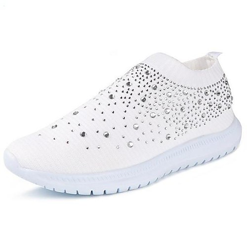 

crystal sneakers - white / us7.5