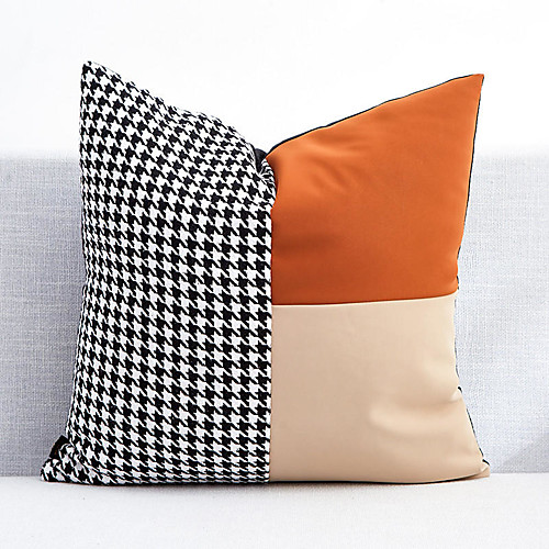 

Houndstooth Style Fashion Pillow Case Cover Sofa Cushion Cover Living Room Bedroom Sofa Pillow Case Cover
